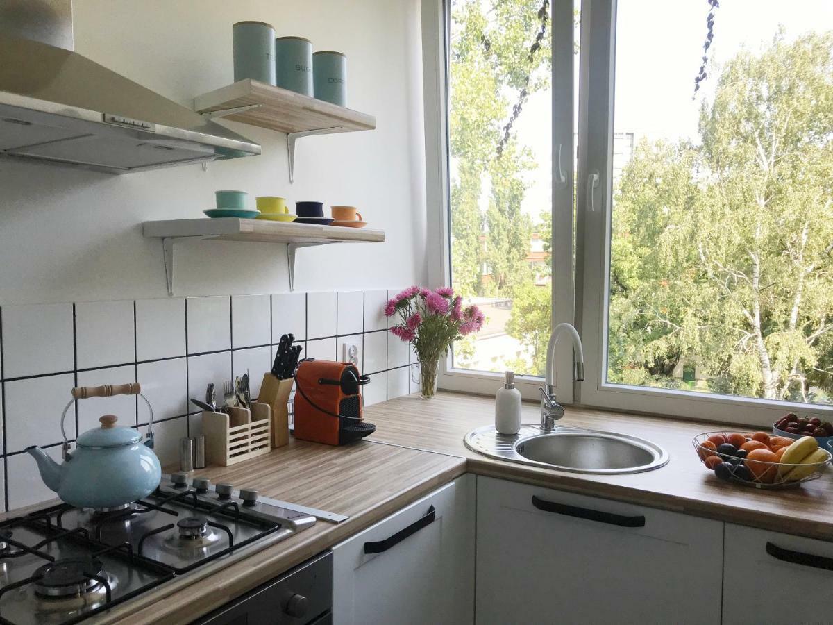 ורשה Sloneczny I Cichy Apartament Przy Starym Miescie מראה חיצוני תמונה